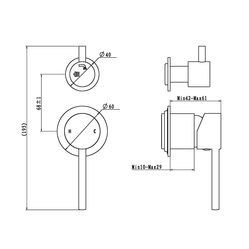 LUCID PIN Series GM0125-SCP.ST Trim Kit(match CLPD)
