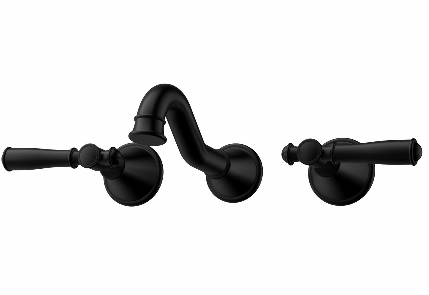 Clasico Bath Set in Matt Black