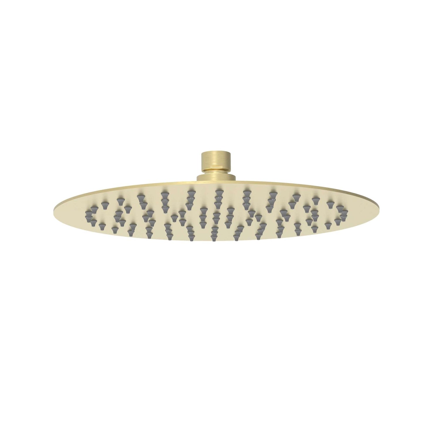 Dove 250mm Round Stainless Steel Shower Head - Brushed Gold
