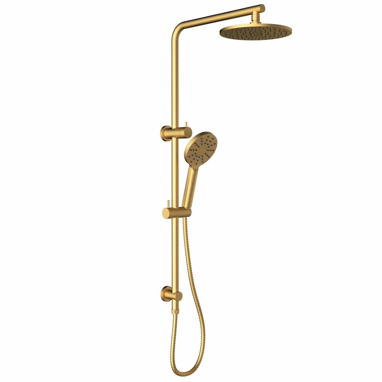 Cora Multi-function Shower Set 200 mm - Brushed Gold