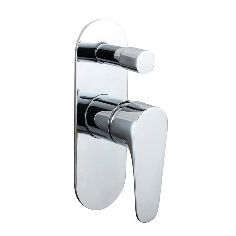 Lava Wall Mixer With Diverter - Chrome