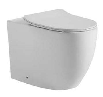Veda Tornado Rimless Wall Faced Floor Pan - Gloss White