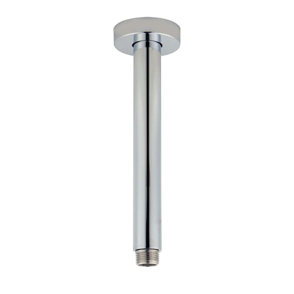 Pentro Brushed Nickel Round Ceiling Shower arm 200mm