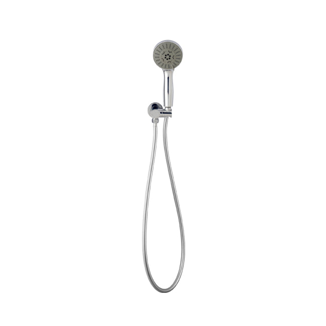 OXYGENIC 100mm Five Function Hand Shower with Hose and Outlet Mount - Chrome