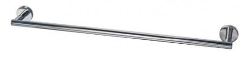 750mm W Surface Mounted Single towel rail - 750mm W x 50mm H x 85mm D - Bright