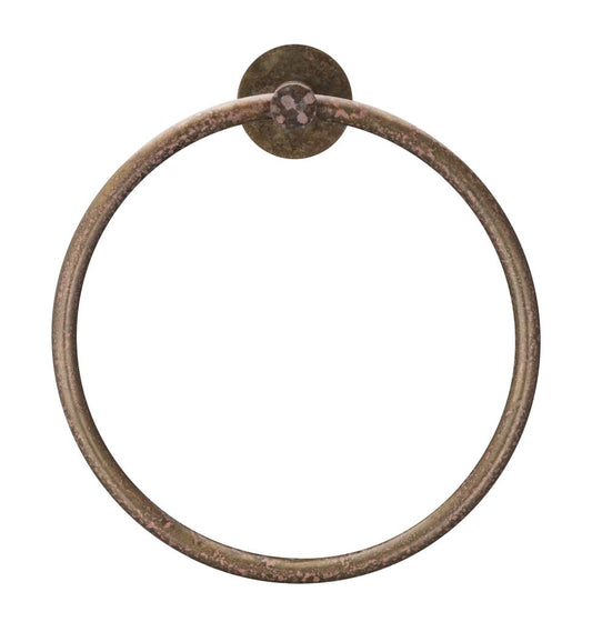 Mica Towel Ring - Living Brass