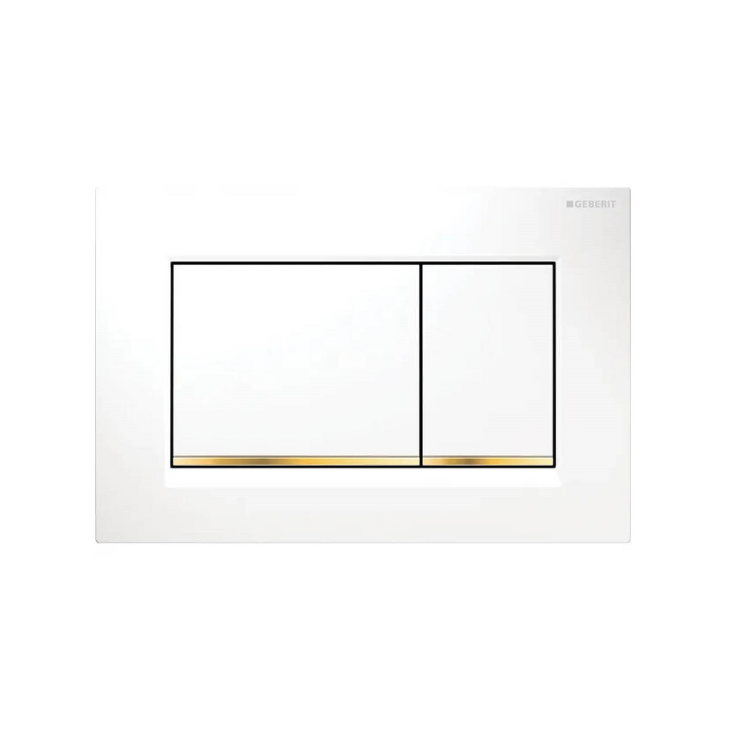 Geberit ABS Square push plate Chrome/stain/chrome 115.883.KH.1 Push Button