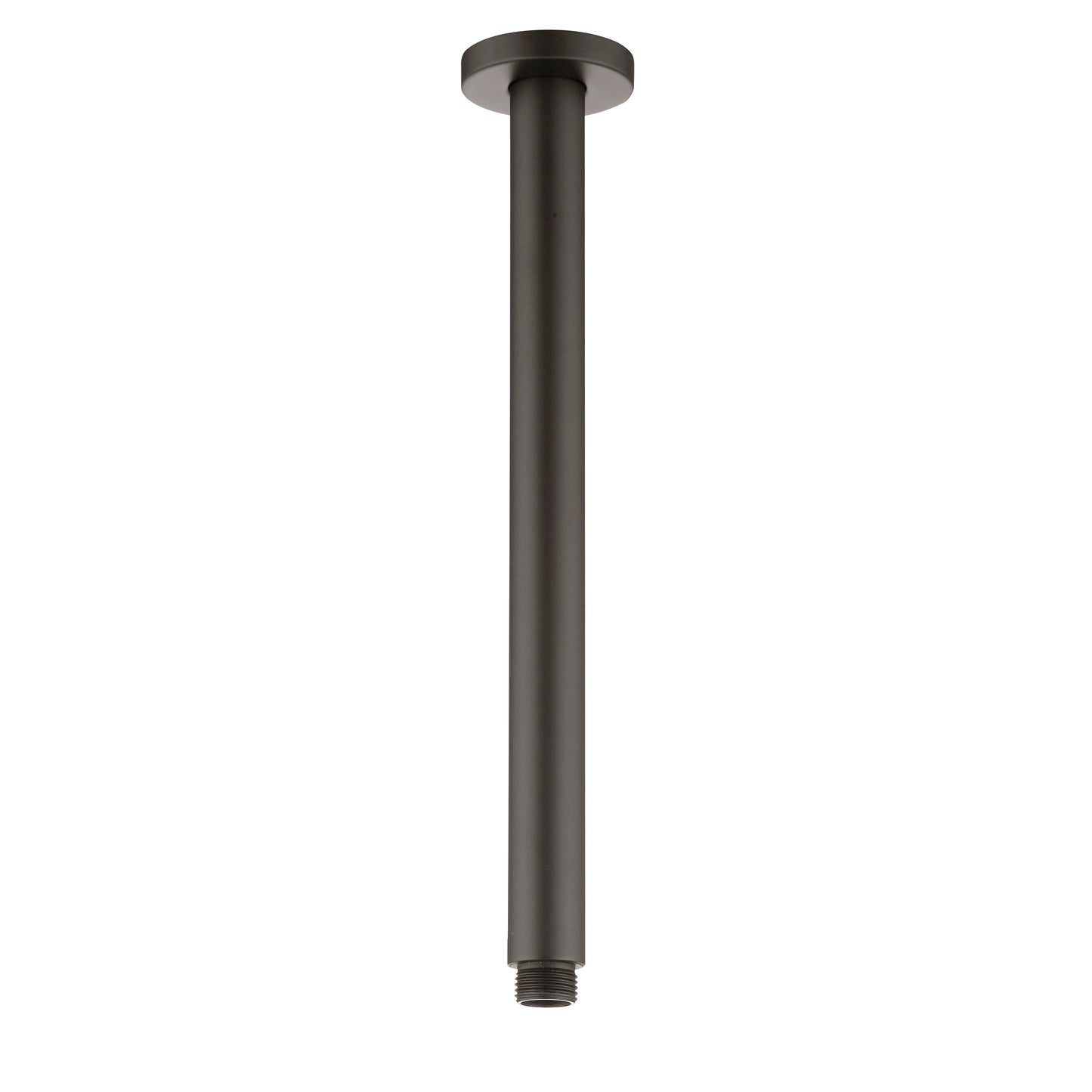 Pavia 300mm Gun Metal Ceiling Shower Arm Round