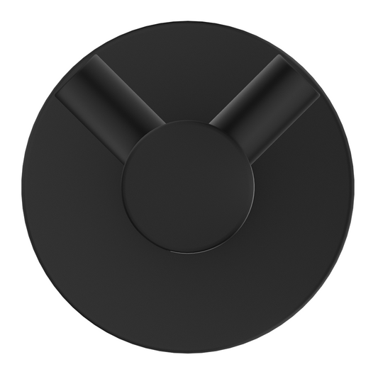 Mica Double Robe Hook - Black