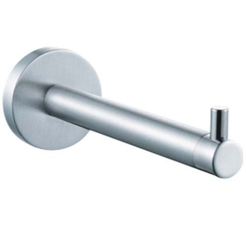 50mm W Surface Mounted Single Robe Hook - 50mm W x 120mm D - Satin