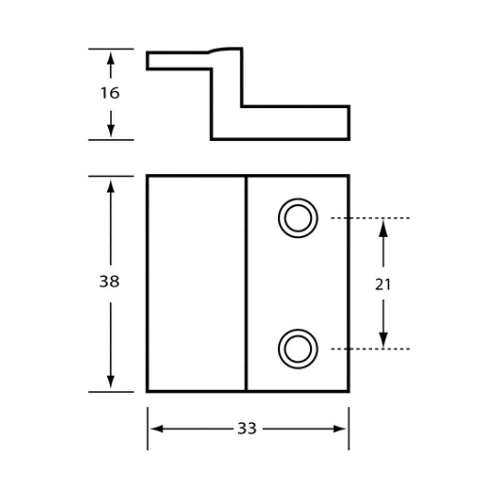 117C Lift Off Staple – Concealed Fix