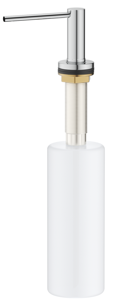 Mica Invisible Soap Dispenser - Chrome