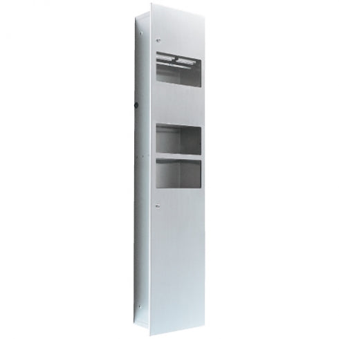 360mm W Recessed Recessed 3 in 1 Combination Low Noise Level - 360mm W x 1660mm H x 184mm D - Satin