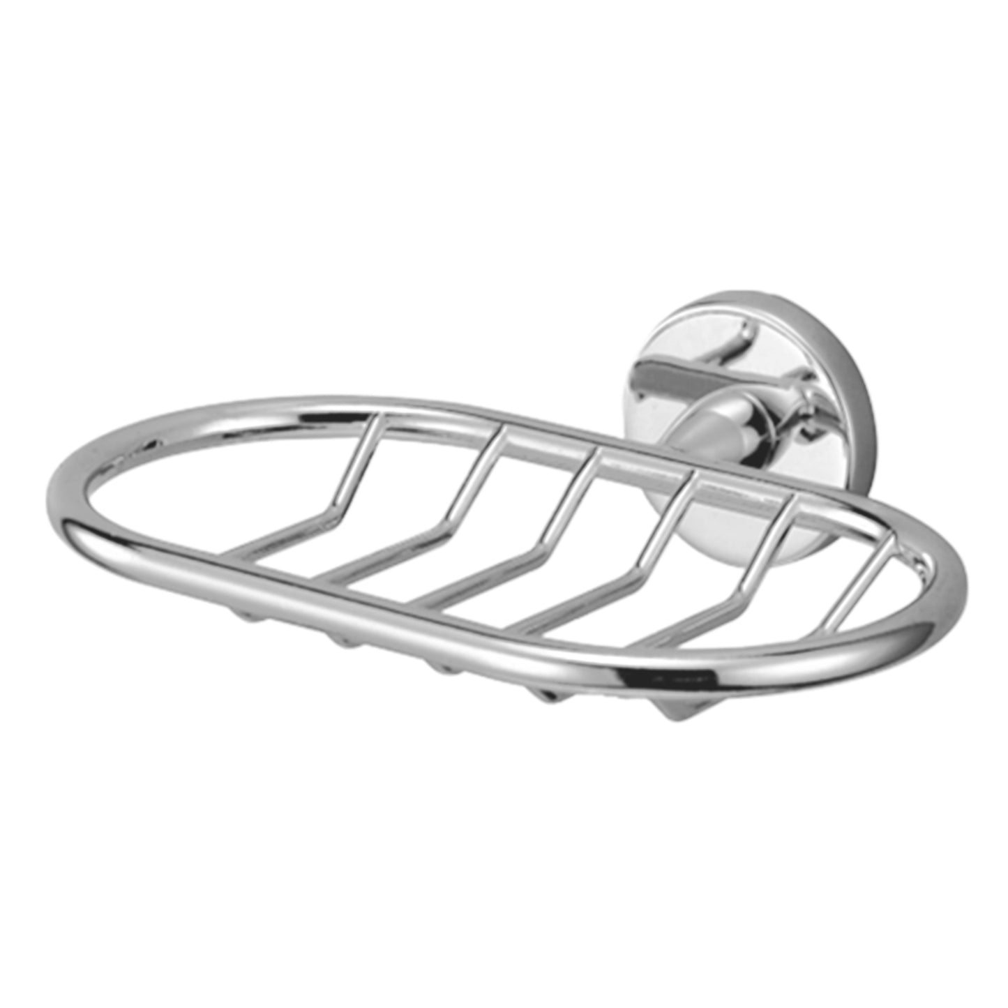 150mm W Surface Mounted Tresor Range Soap Basket - 150mm W x 45mm H x 115mm D - Chrome Plated