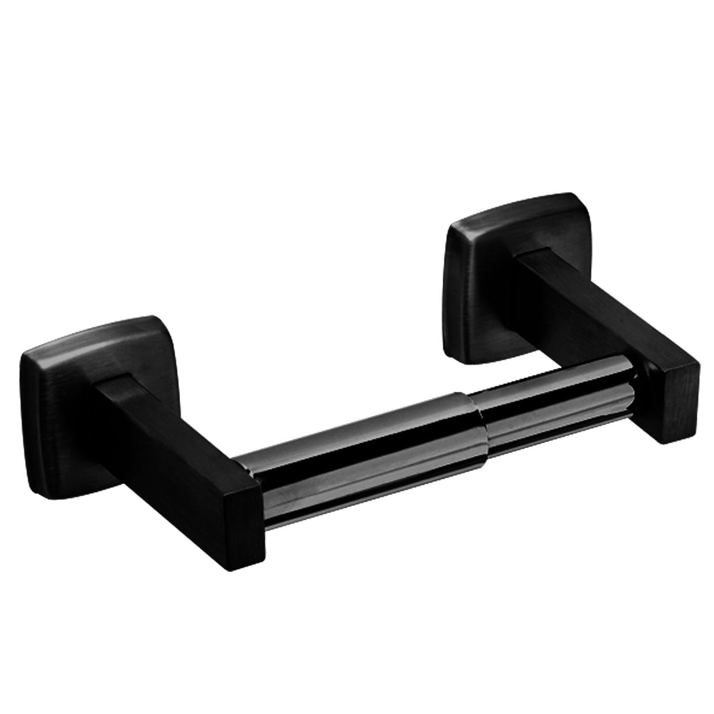 197mmW Surface Mounted Toilet Tissue Dispenser - 197mmW x 51mmH x 92mmD - Matte Black