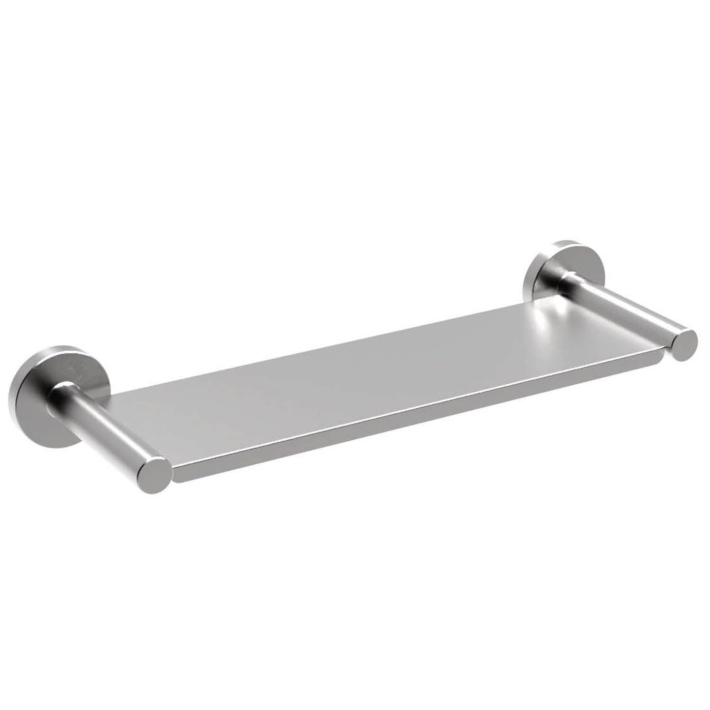 300mm Surface Mounted Shower Shelf - 300mm centres x 110mm - Brushed Satin
