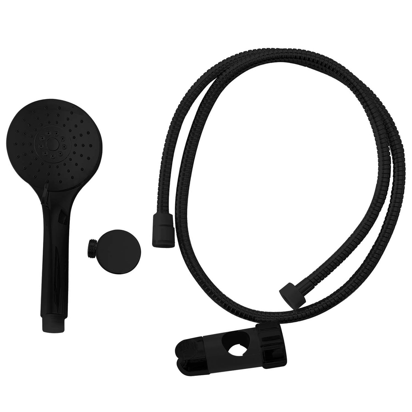 1.5M Surface Mounted Hand Shower Kit to suit 32mm Grab Rail - 1.5M - Matte Black