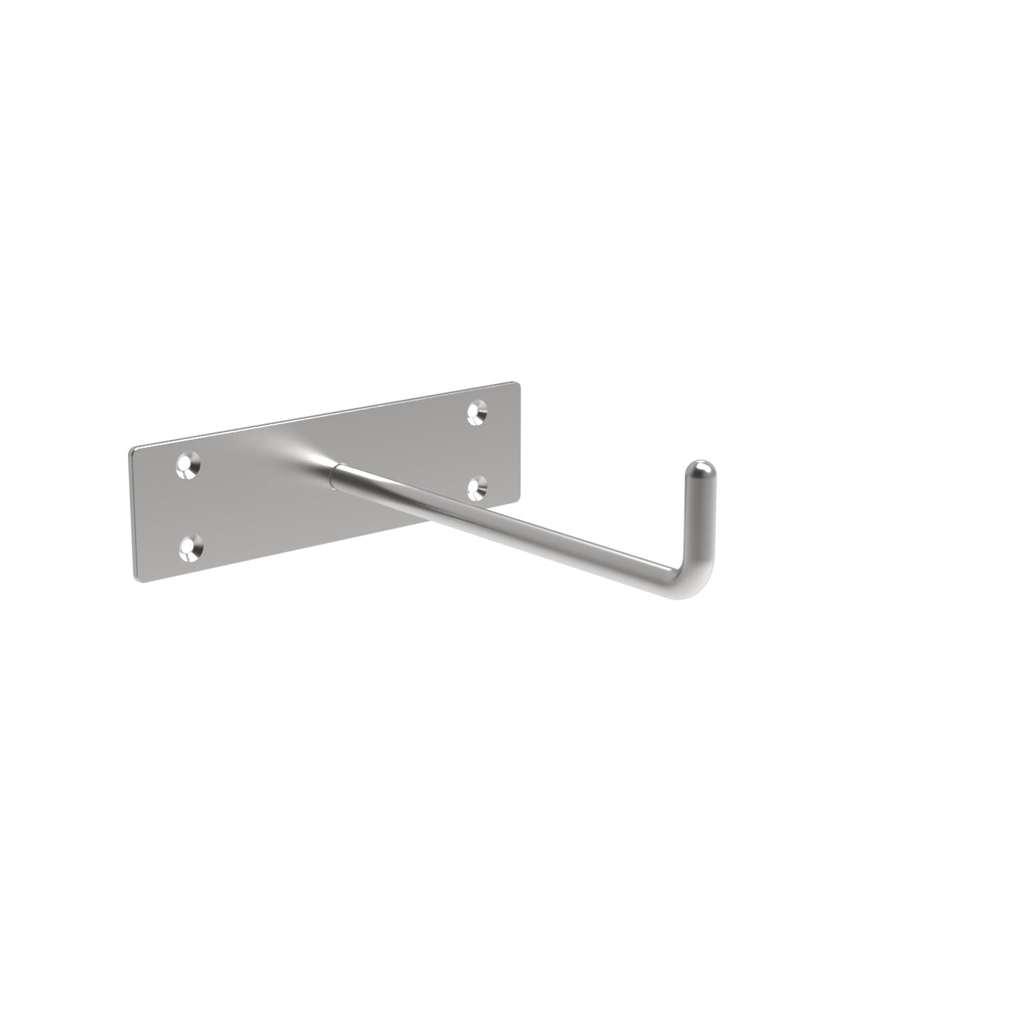 160mm W Surface Mounted Equipment Hook - 160mm W x 50mm H x 200mm L - Satin