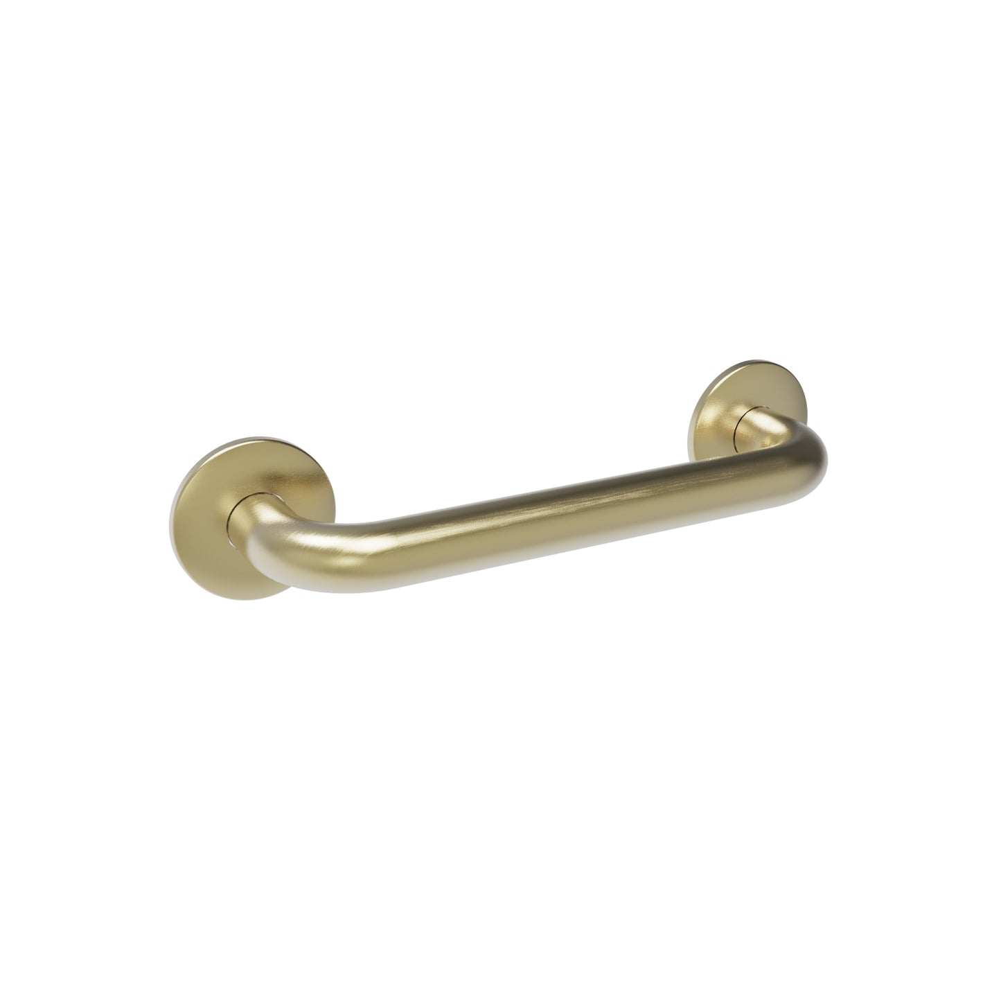 300mm Surface Mounted 32mm Straight Grab Rails - 300mm - PVD Brushed Brass