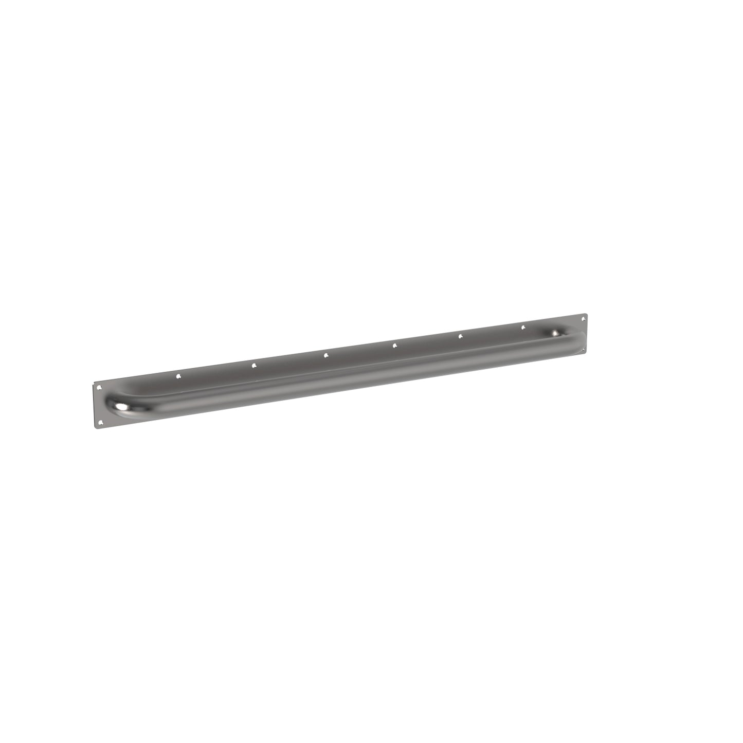 900mm W Surface Mounted Anti-Ligature Horizontal Security Grab Rail - 900mm W x 78mm H x 79mm D - Satin