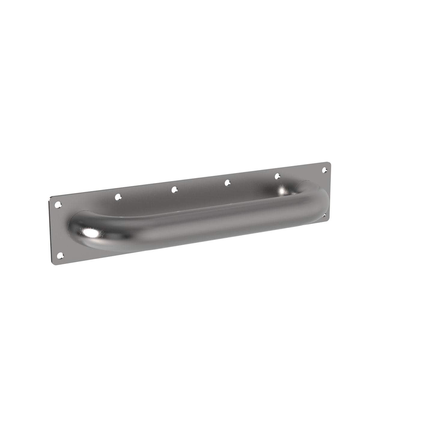 300mm W Surface Mounted Anti-Ligature Horizontal Security Grab Rail - 300mm W x 78mm H x 79mm D - Satin
