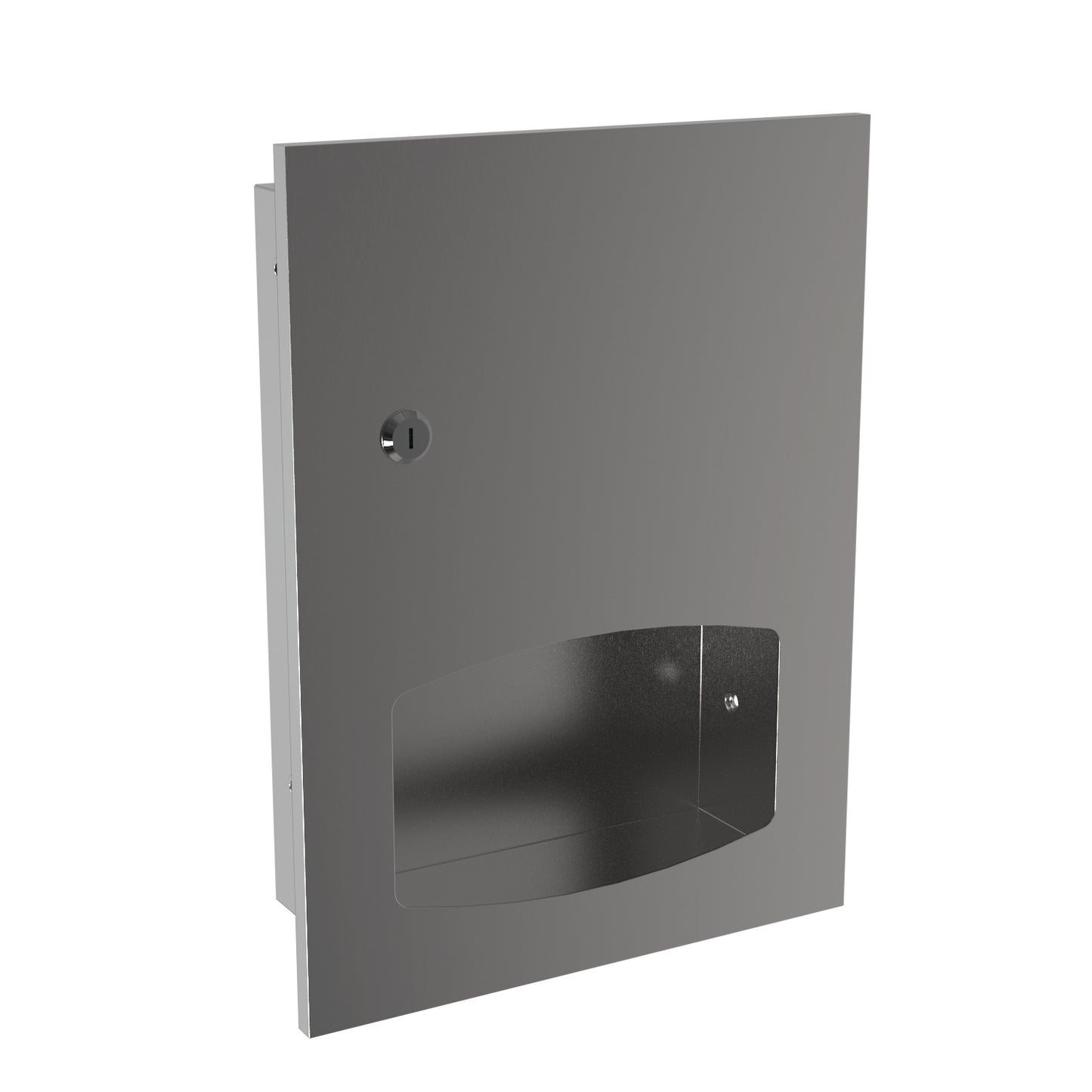 330mm W Recessed Paper Towel Dispenser - 330mm W x 441mm H x 105mm D - Satin