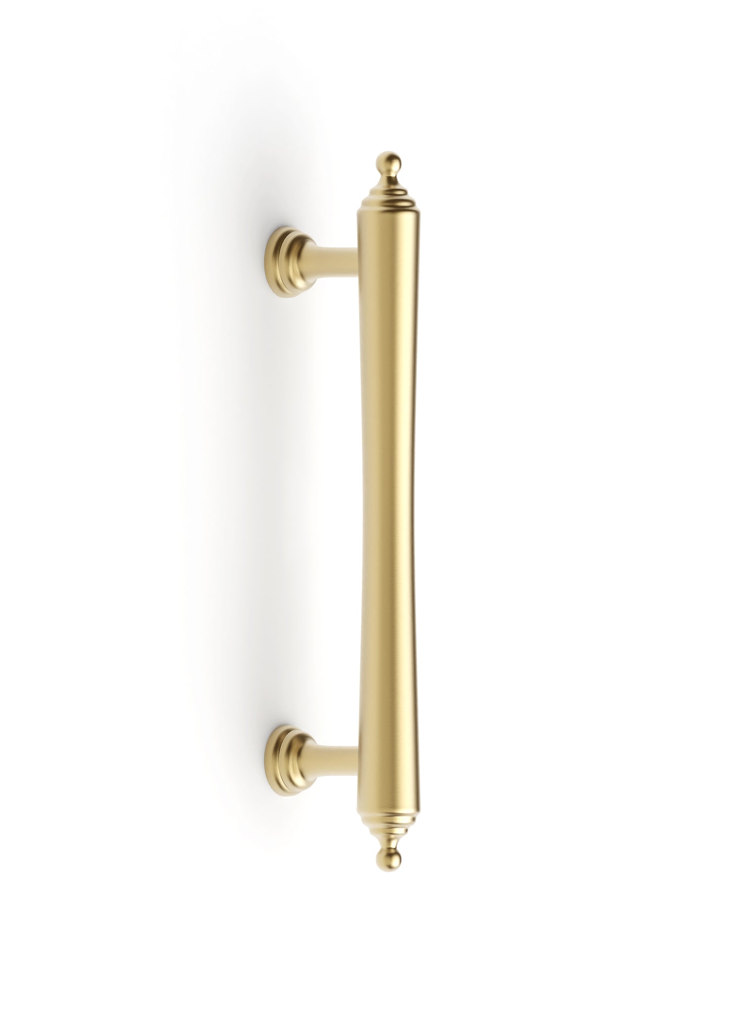 Heirloom - 140mm Brushed Brass Handle (Premium Solid Brass )