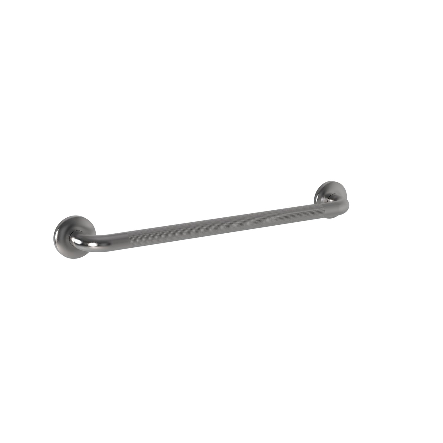 450mm Surface Mounted Peened Straight Grab Rails - 450mm - Satin peened