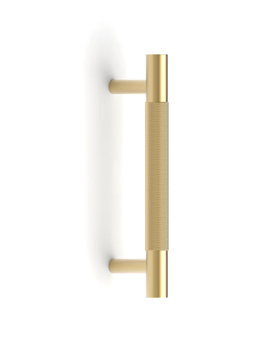 Nord - Brushed Brass 96/130mm Handle (96mm Hole to Hole ; 130mm Total Length)