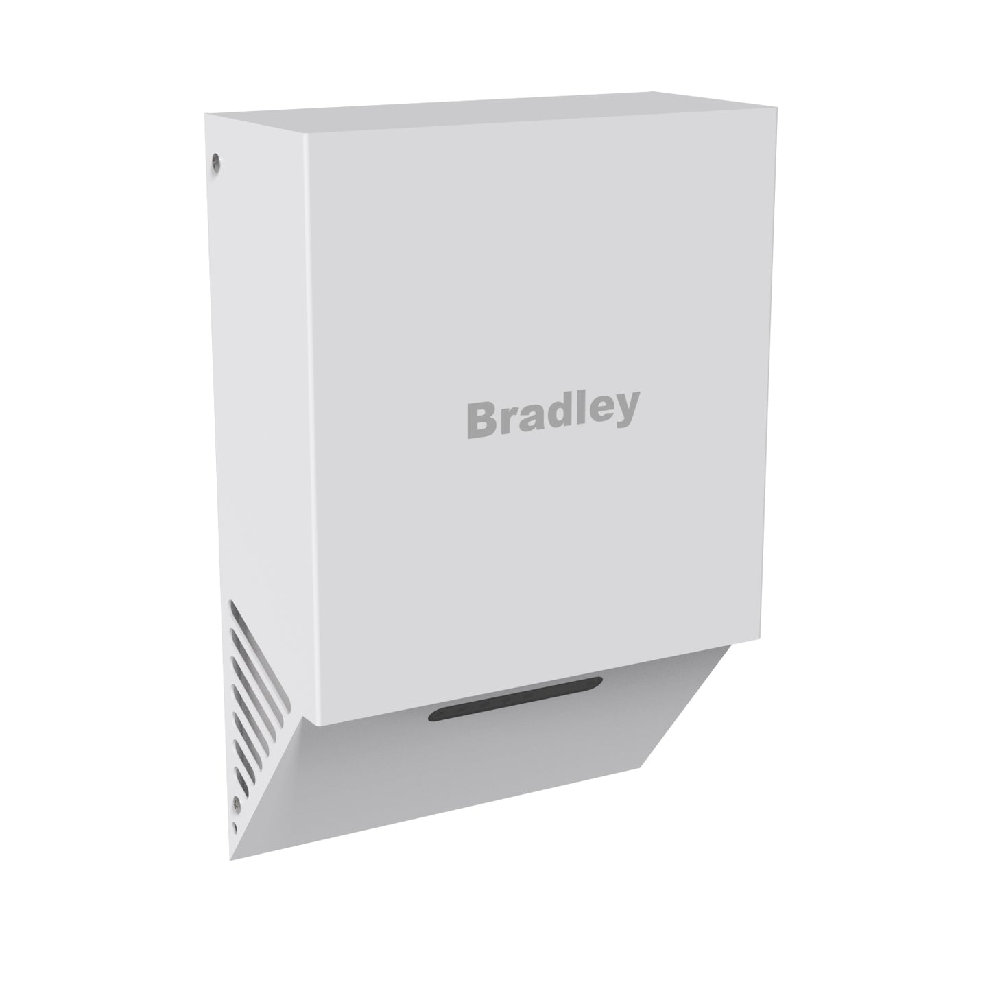 230mm W Surface Mounted Jet Warm Hand Dryer - 230mm W x 346mm H x 100mm D - White