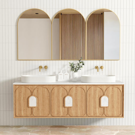 Laguna Mk II 1800mm Natural Woodland Oak Wall Hung Cabinet Only