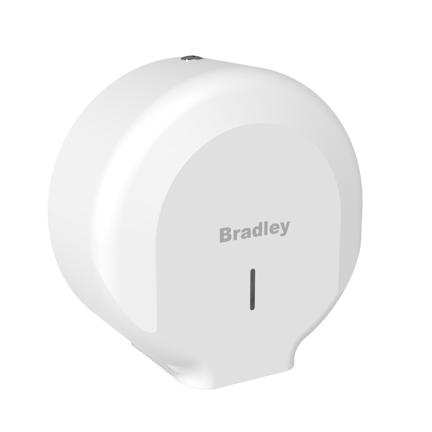 280mm W Surface Mounted Jumbo Toilet Tissue Dispenser - 280mm W x 285mm H x 125mm D - White