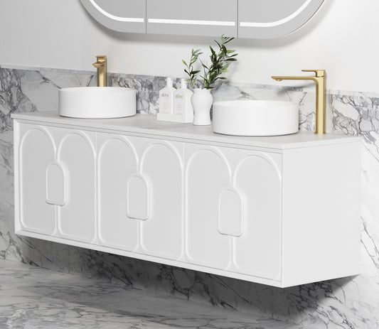 Laguna Mk II 1800mm Matte White Wall Hung Cabinet Only