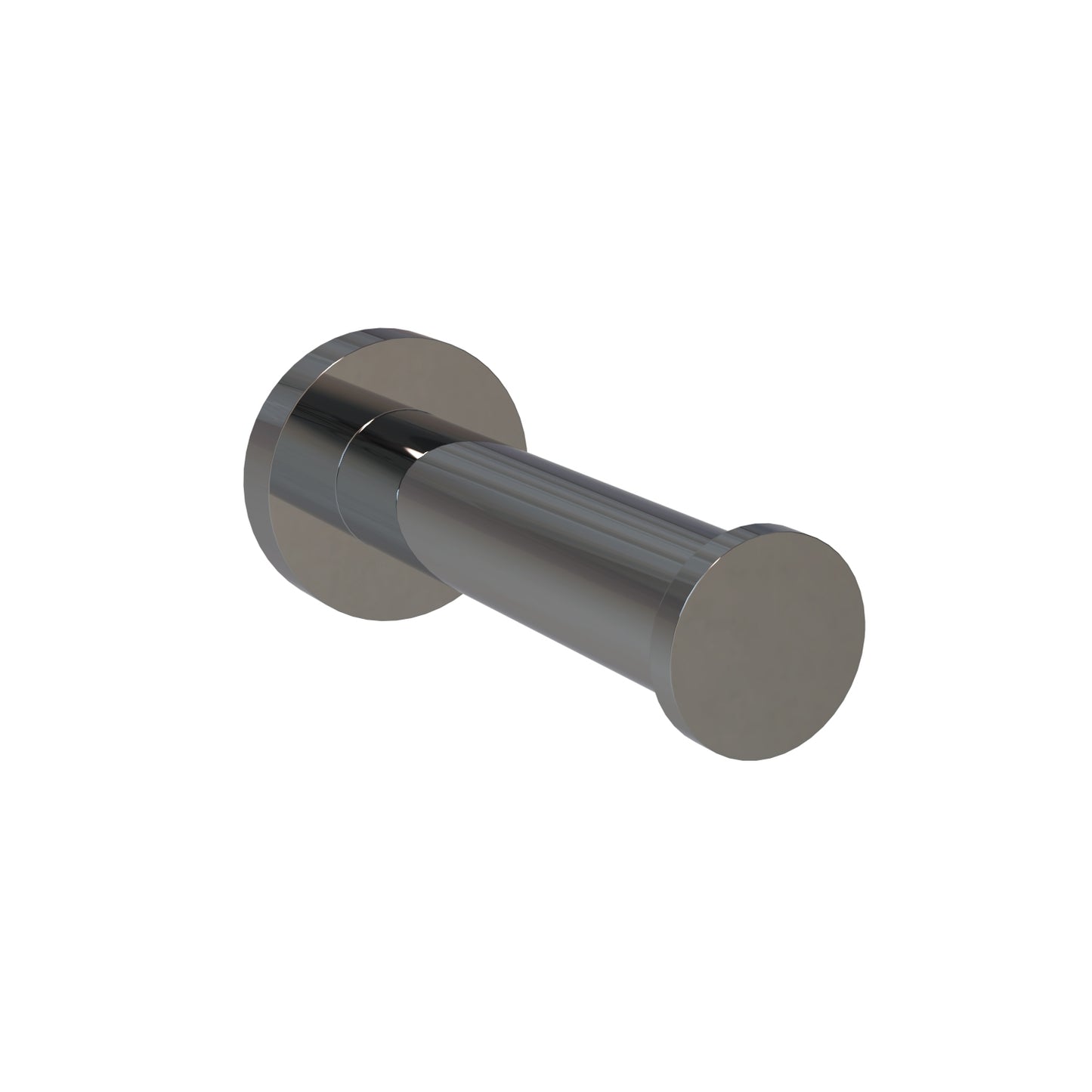 120.5mm l Surface Mounted Single wall mounted toilet roll holder - 120.5mm l x 10.5mm x 50mm - Satin
