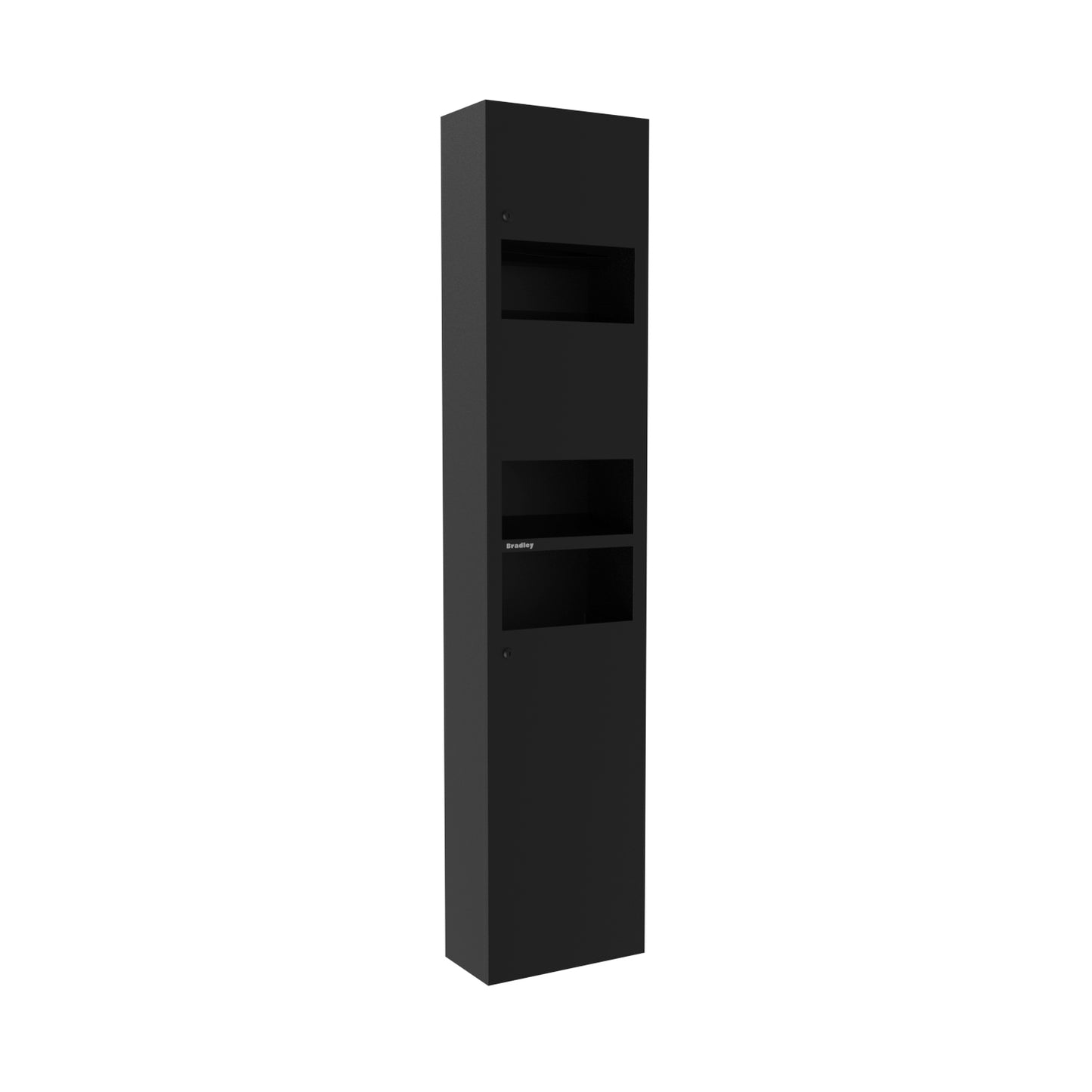 360mm W Surface Mounted Surface Mounted 3 in 1 Combination Matte Black - 360mm W x 1660mm H x 184mm D - Matte Black