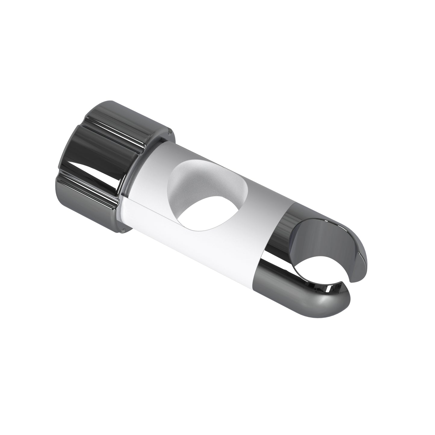 Mounts to 32mm Rail Attachments to suit 32mm Grab Rail - Shower rail attachments - - Grey/Chrome