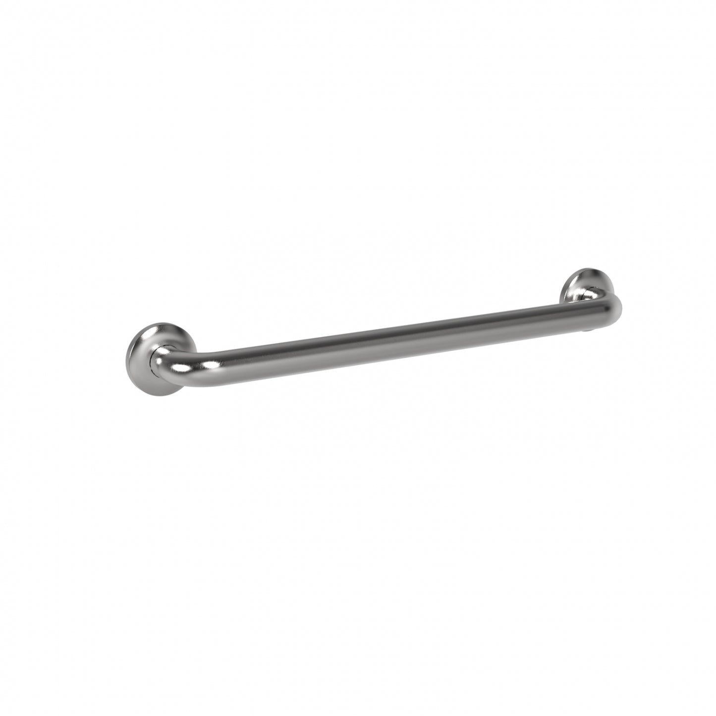 600mm Surface Mounted 38mm Straight Grab Rail - 600mm - Satin