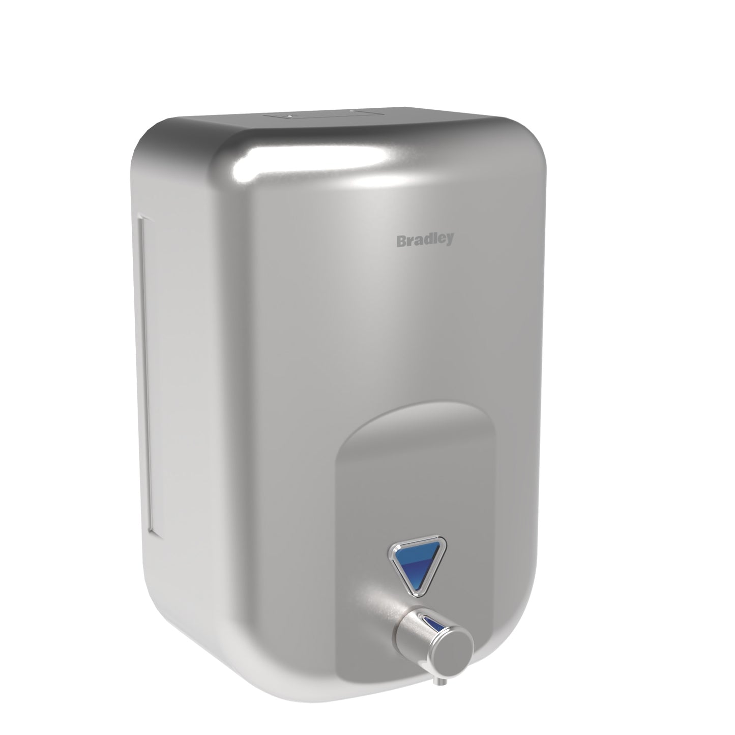 140mm W Surface Mounted Soap Dispenser 1.2 L - 140mm W x 210mm H x 120mm D - Satin