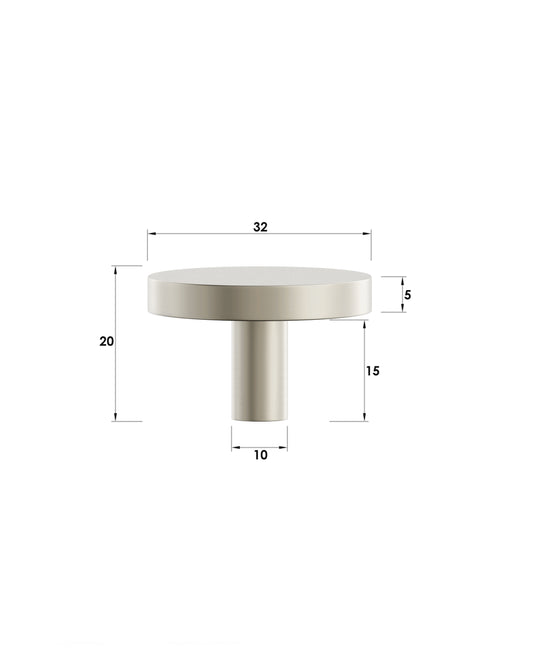 Harrington Handle Brushed Nickel