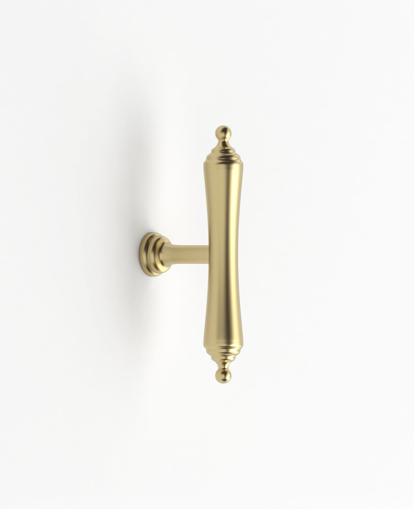 Heirloom - 80mm Brushed Brass Handle (Premium Solid Brass )