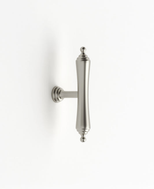 Heirloom - 80mm Brushed Nickel Handle (Premium Solid Brass )