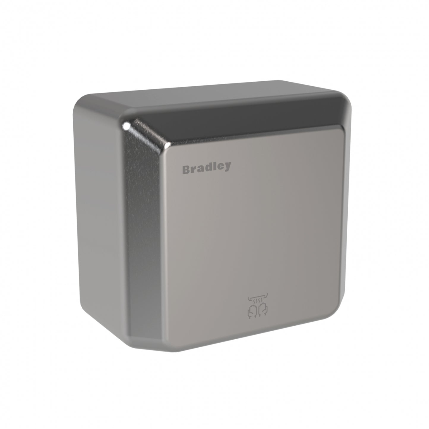 270mm W Surface Mounted Hand Dryer - 270mm W x 240mm H x 142mm D - Satin