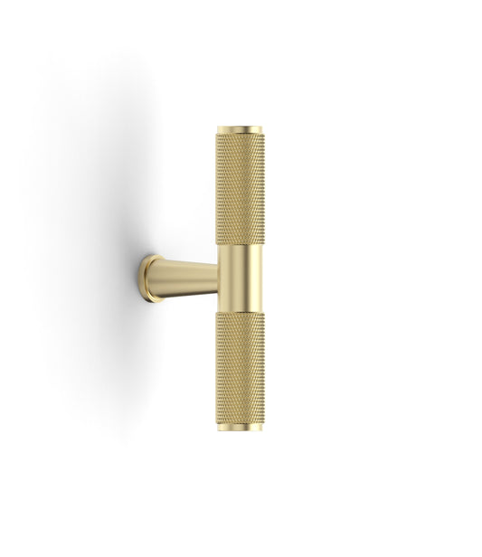 Nord - 80mm Brushed Brass Handle (Premium Solid Brass )