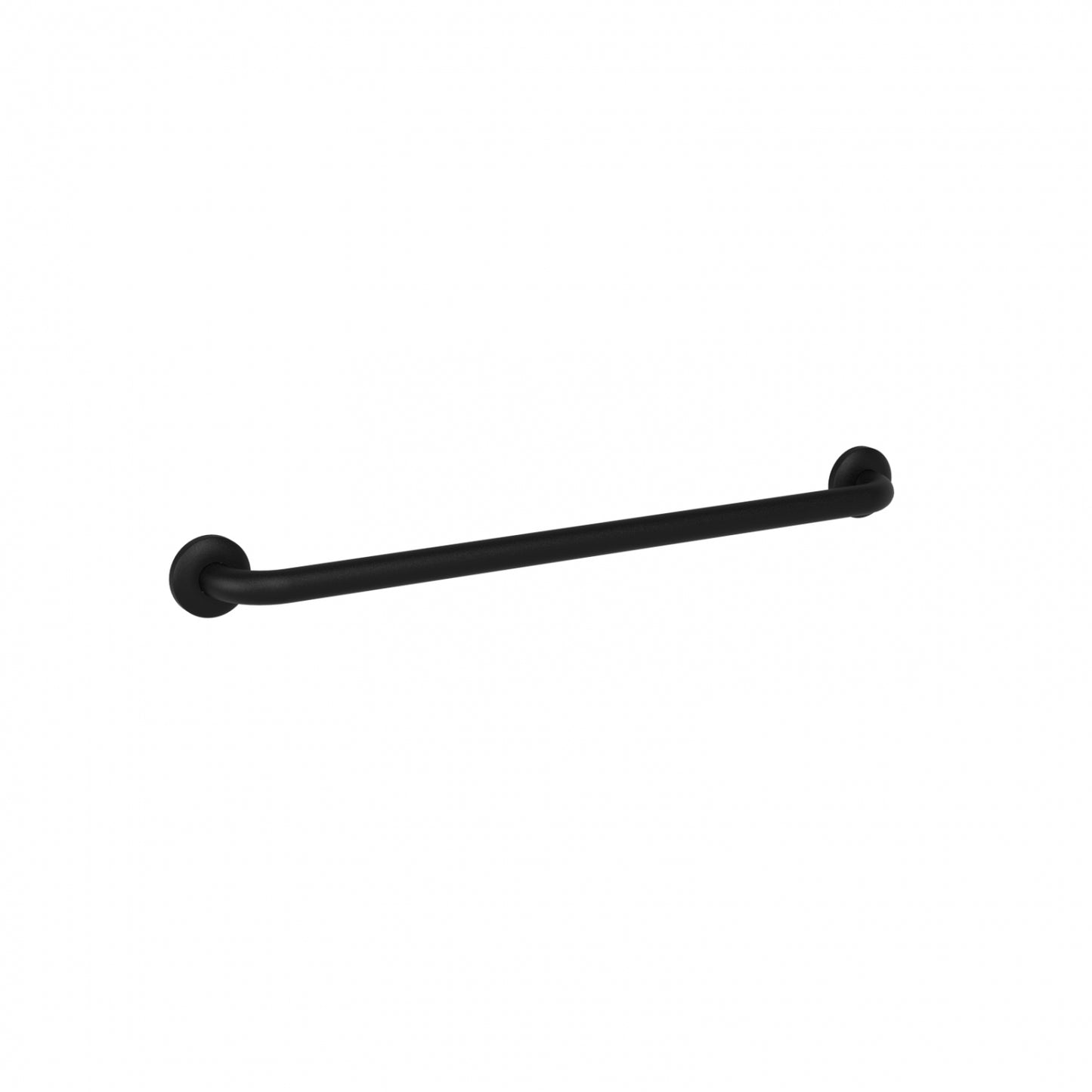 750mm Surface Mounted 32mm Straight Grab Rails - 750mm - Matte Black
