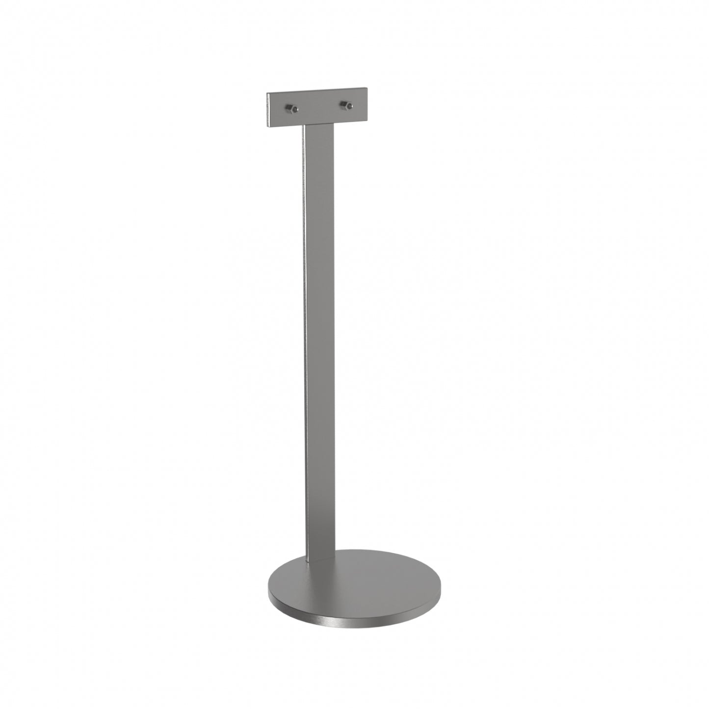 455mm H Counter Display Desktop Sanitiser Stand - 455mm H - Satin