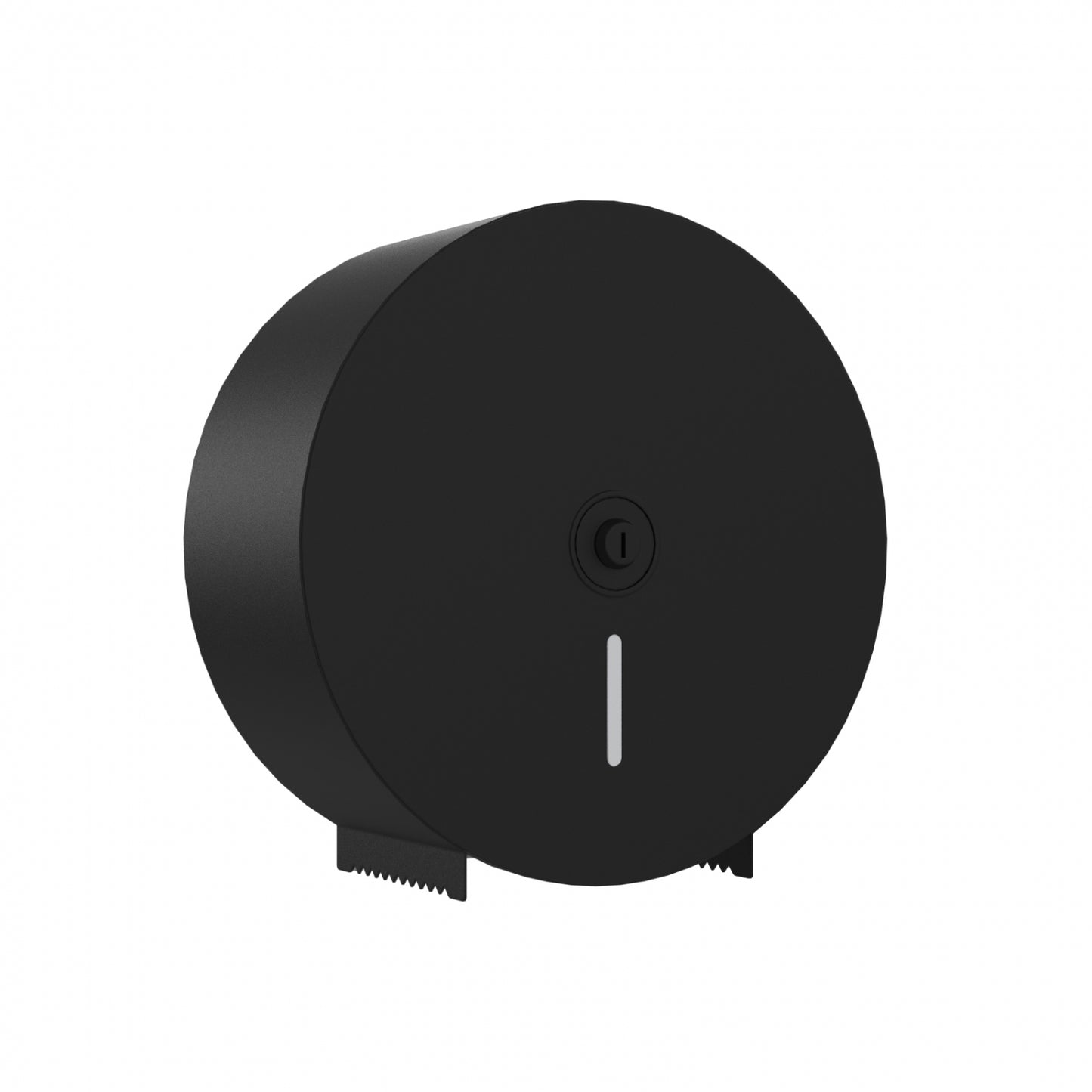 270mm W Surface Mounted Jumbo Toilet Tissue Dispenser Powder Coated - 270mm W x 270mm H x 114mm D - Matte Black