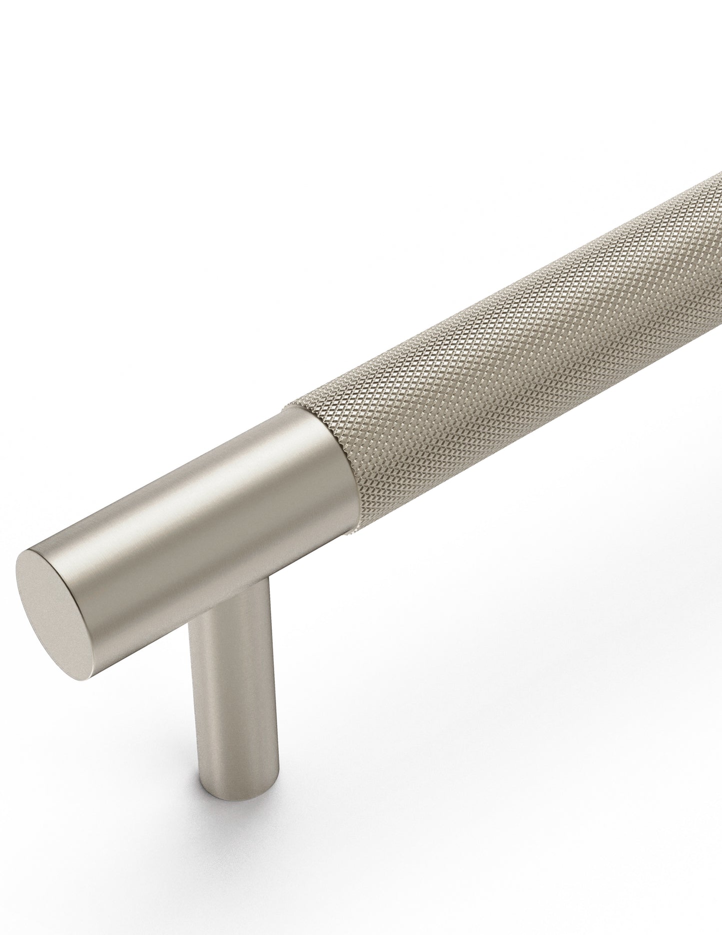 Nord - Brushed Nickel 96/130mm Handle (96mm Hole to Hole ; 130mm Total Length)