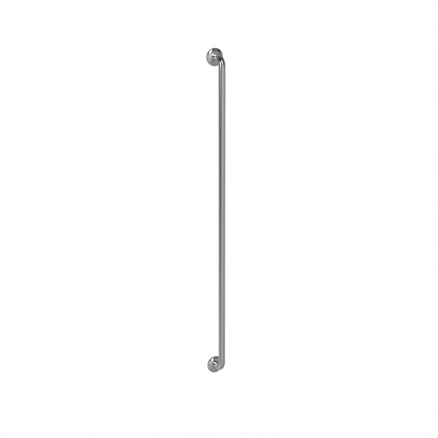 1500mm Surface Mounted 32mm Straight Shower Curtain / Equipment Rail - 1500mm x 200mm - Satin