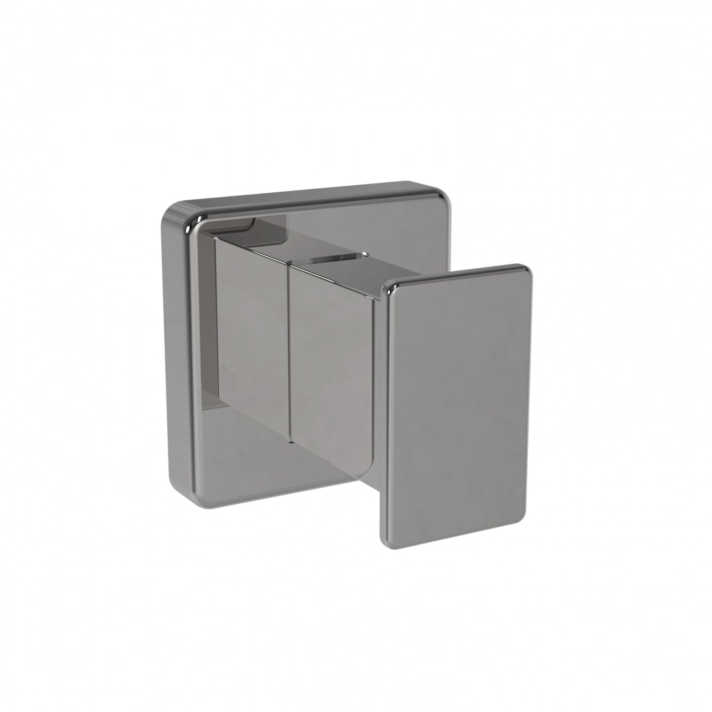 51mm Projection Surface Mounted Single Coat Hook - 51mm Projection - Bright