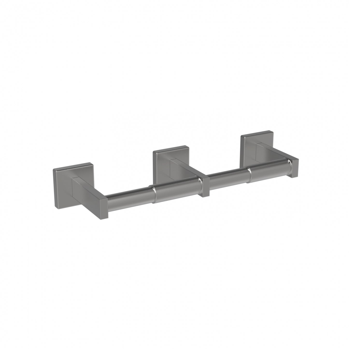 330mmW Surface Mounted Double Toilet Tissue Dispenser - 330mmW x 51mmH x 98mmD - Satin